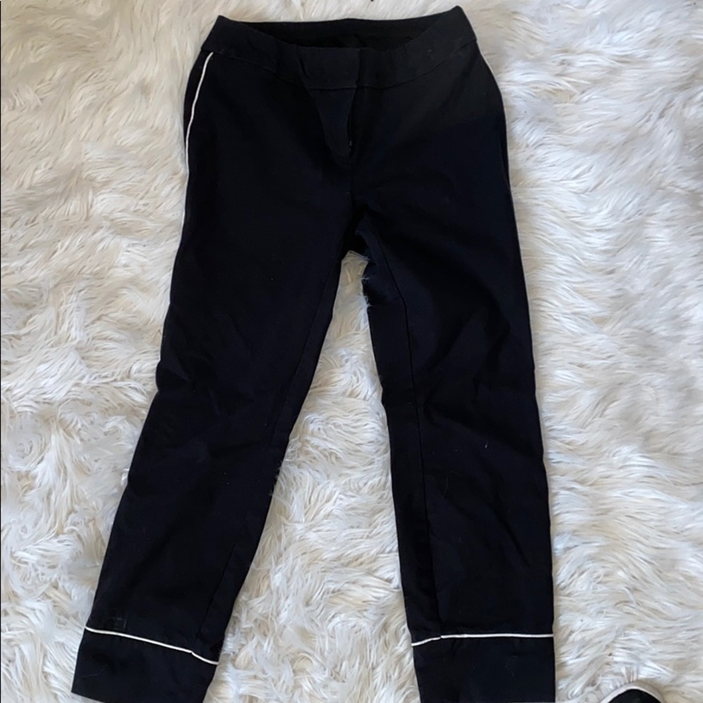 Black dress pants - White Stripe